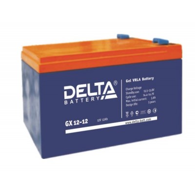 GEL аккумулятор DELTA GX 12-12